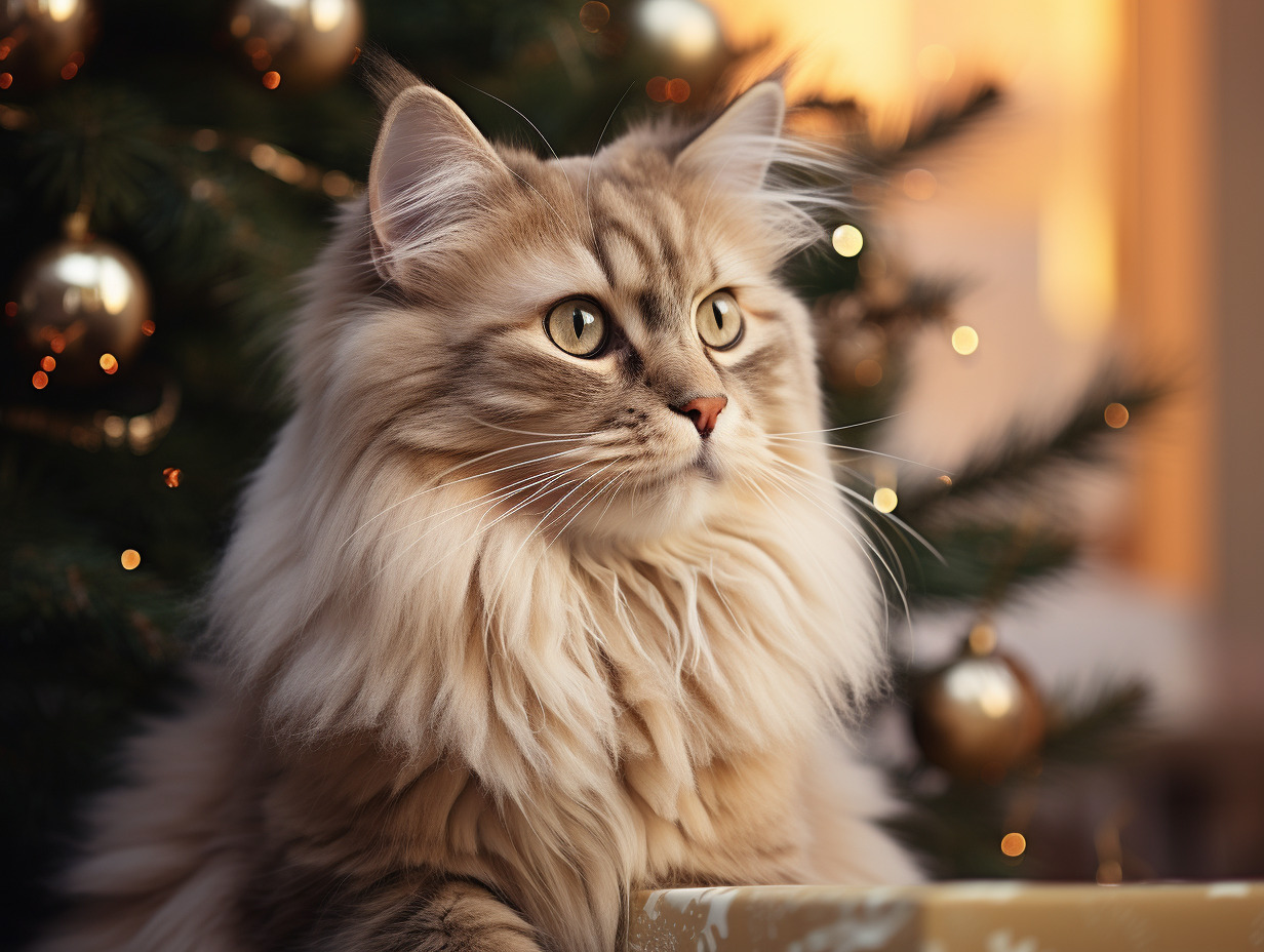 chat noël