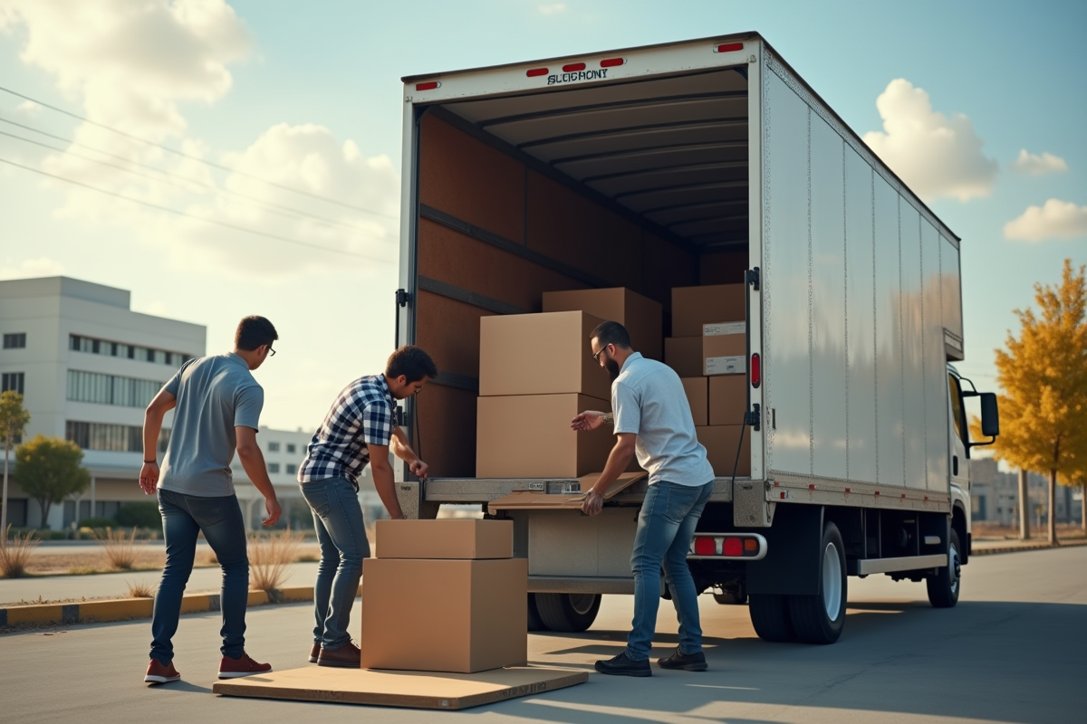 camion déménagement