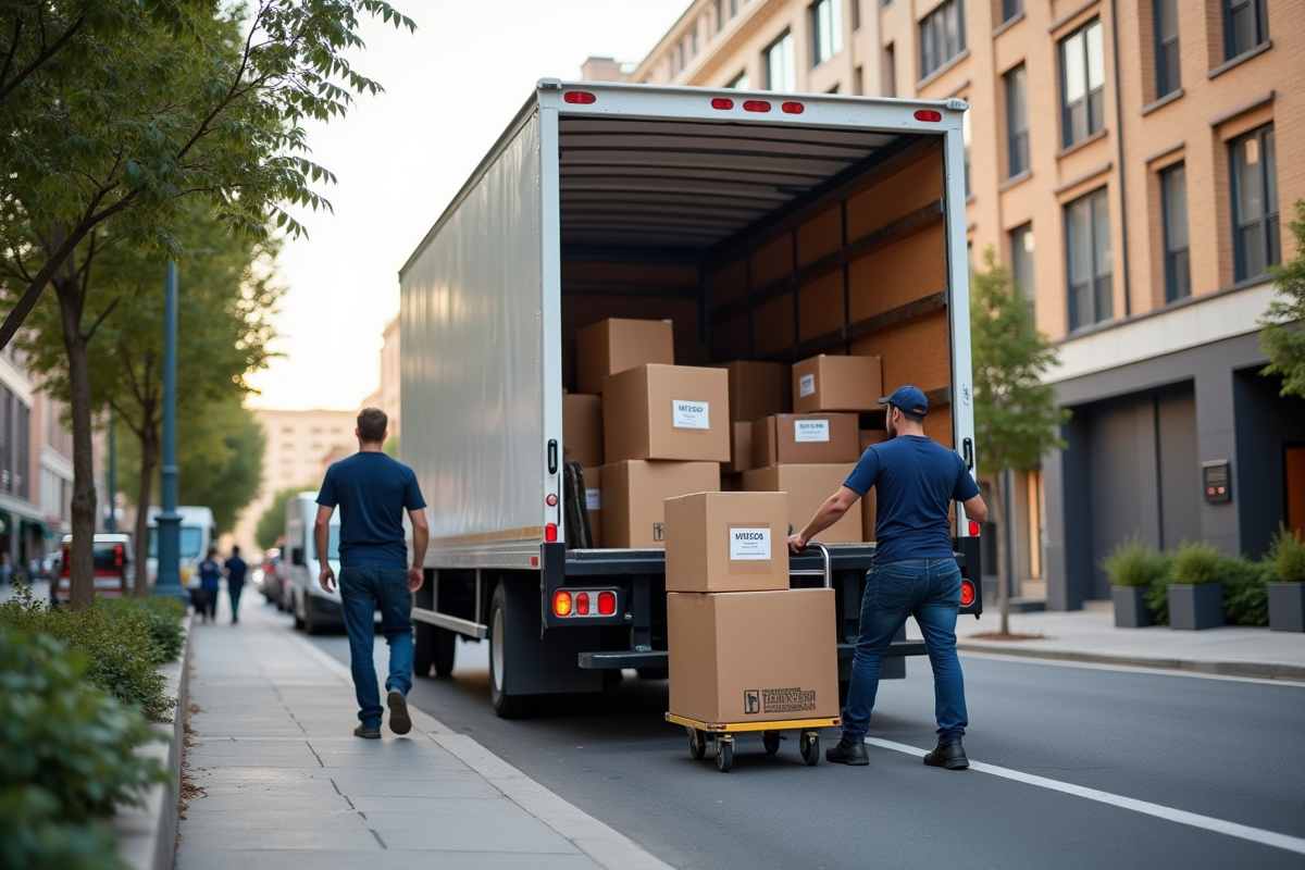 camion déménagement